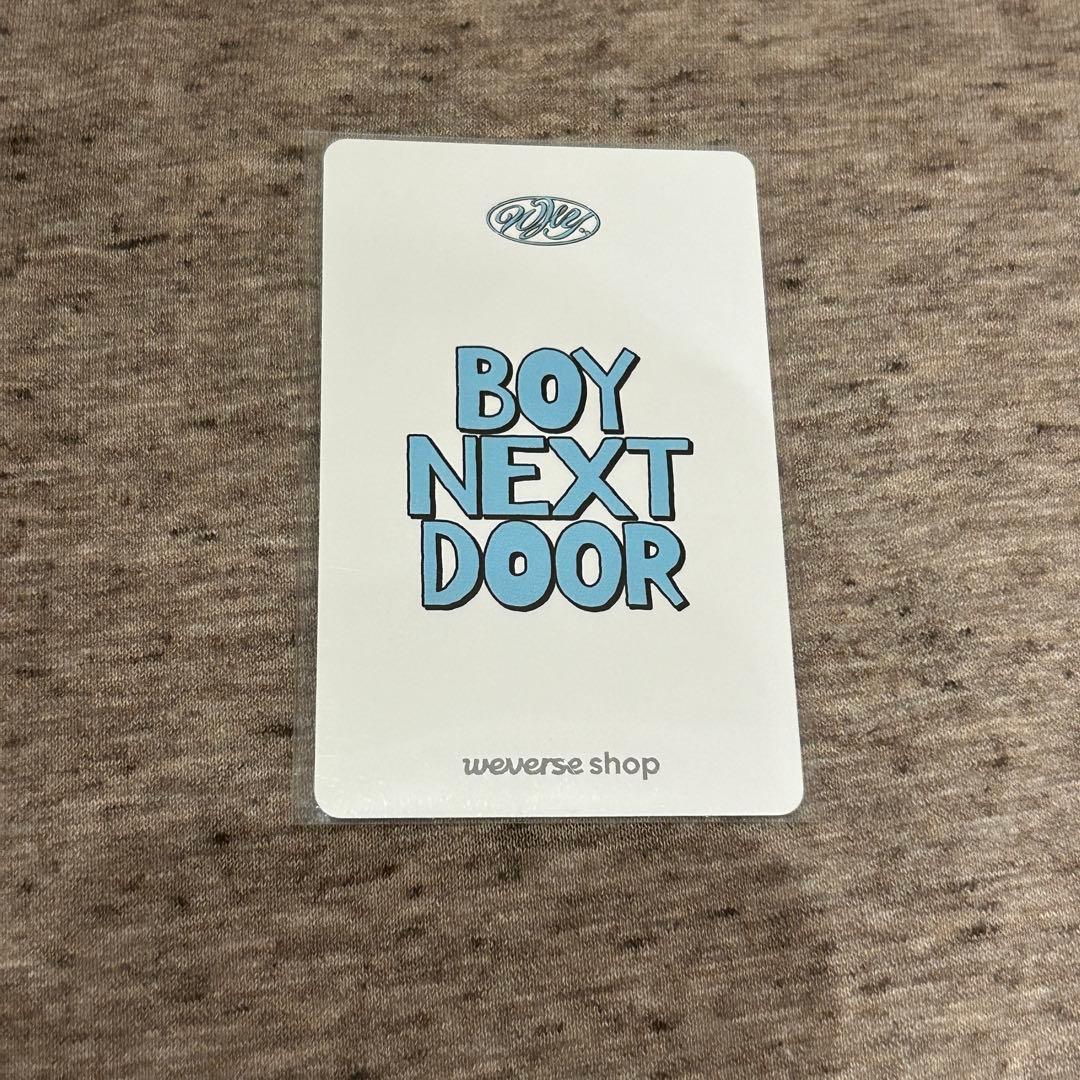 boynextdoor why ソンホ　トレカ　セット　特典