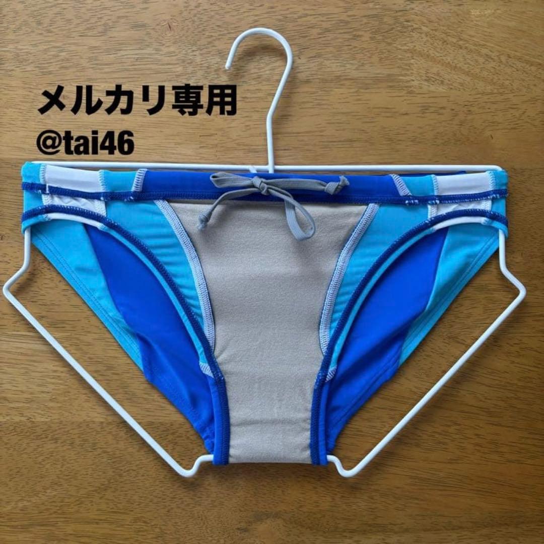 arena(アリーナ) ブルー×スカイブルーVパン・競パン　L