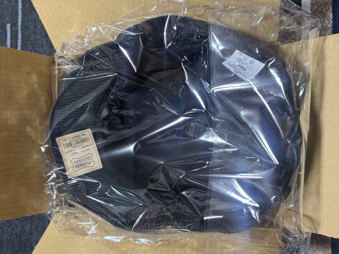 スタンダードカリフォルニア　コーデュロイ 黒 キャスケット