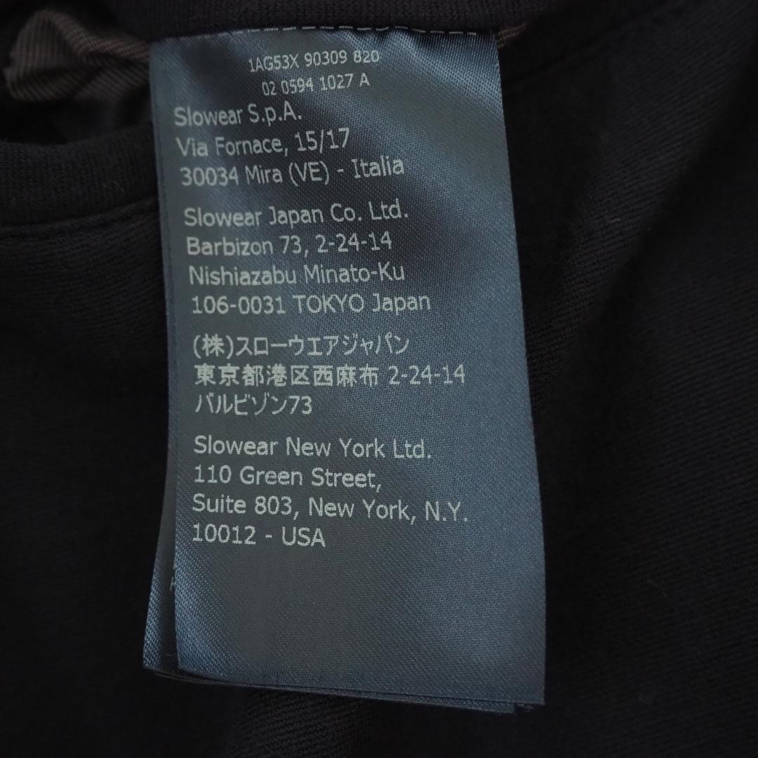 【最高級】INCOTEX　SLIM FIT ジャージースラックスパンツ　ネイビー