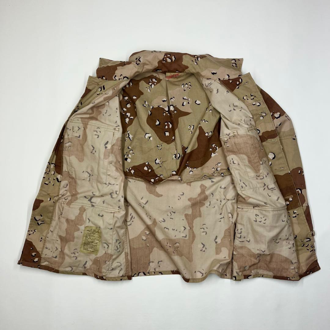 【チョコチップ】80s デザートカモ BDUジャケット M 米軍実物 ミリタリー