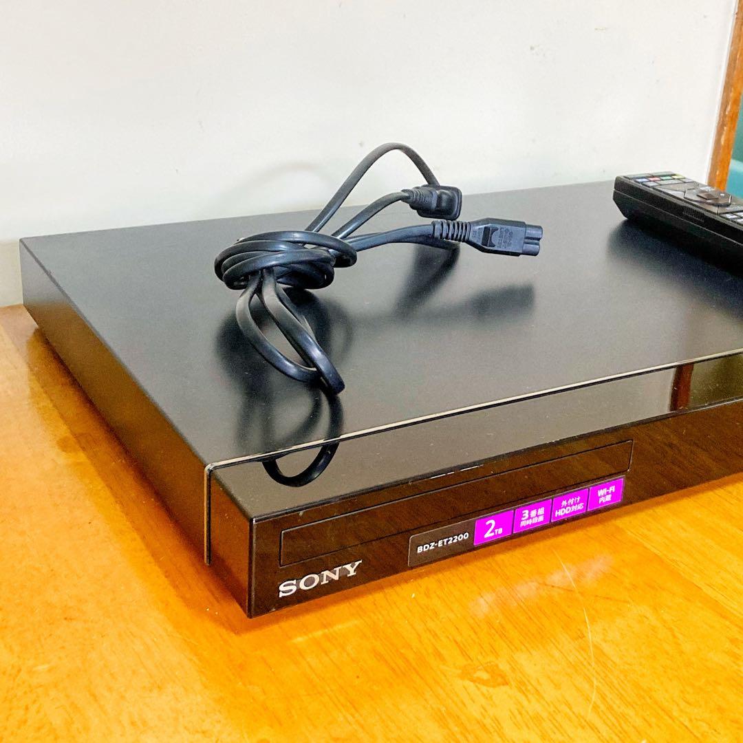 SONY ソニー　ブルーレイレコーダー HDD 2TB 3チューナー 3番組同時