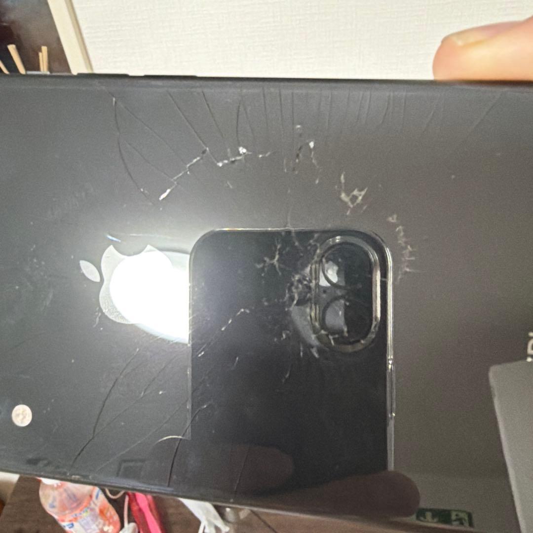 【背面割れ・カメラ傷あり】iPhone XR 128GB SIMフリー ブラック