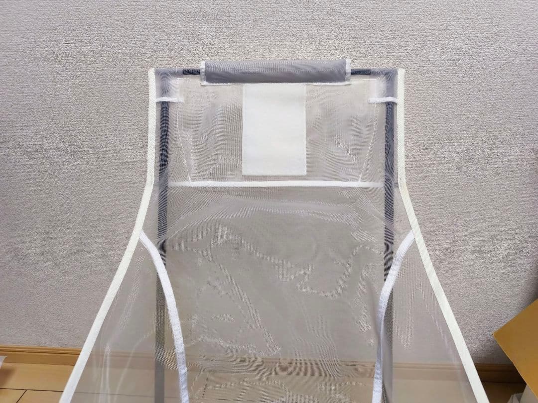 ヘリノックスビーチチェア白レア（汚れあり収納袋なし廃盤）