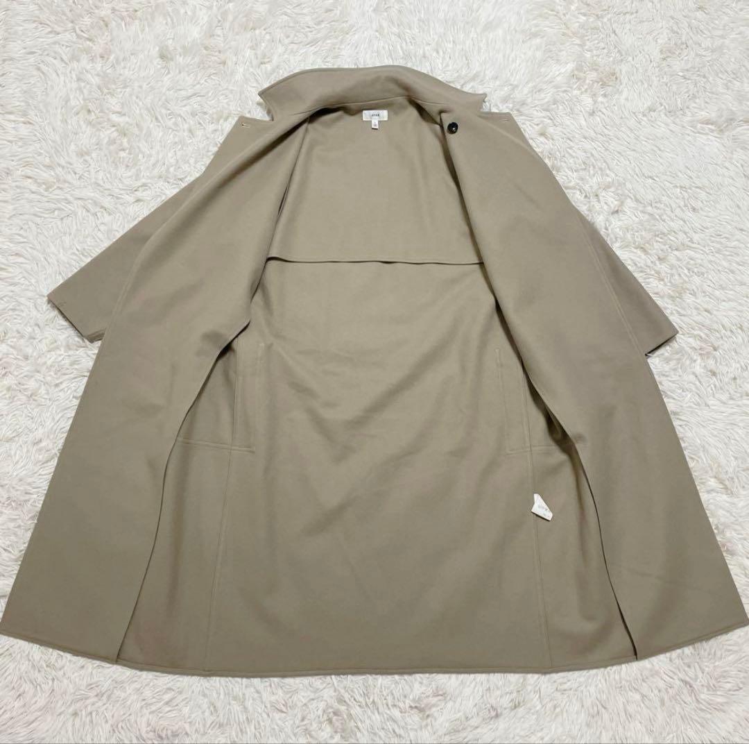 HYKE ベージュ ロングコート