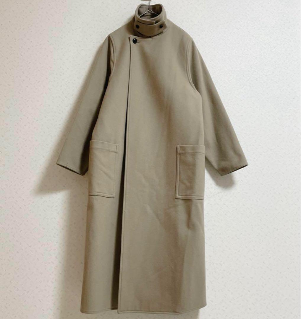 HYKE ベージュ ロングコート