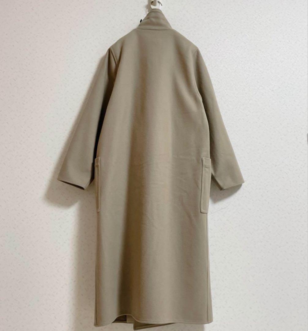 HYKE ベージュ ロングコート