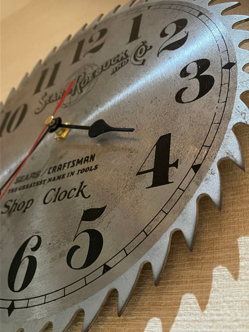 sears シアーズ　掛時計　ソーブレードクロック