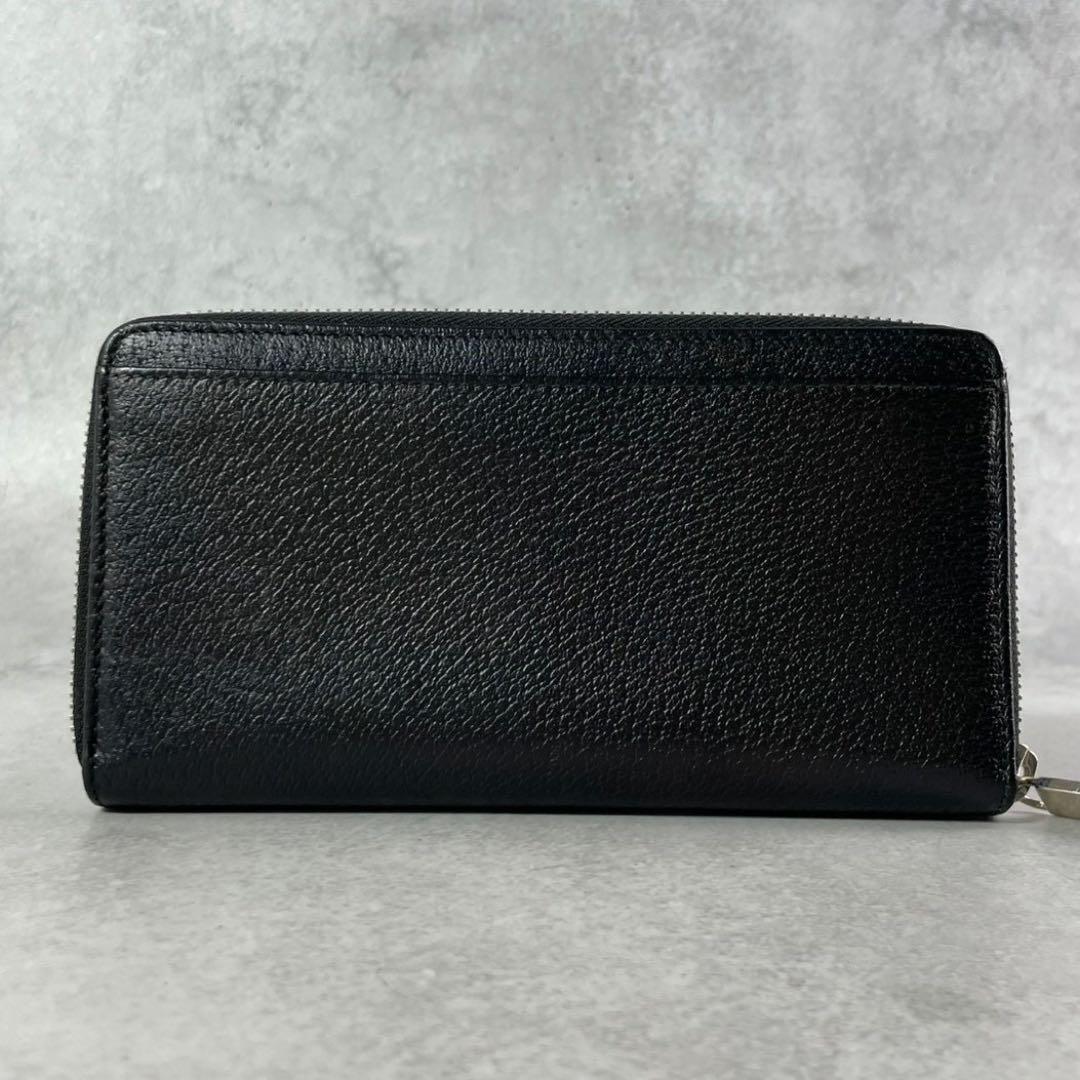 【美品】ティファニー 長財布 ロゴ 金具 オールレザー ティファニーブルー