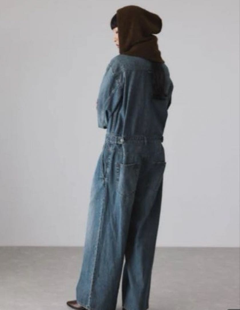 naka新品ADAM ET ROPÉ FEMME デニムジャンプスーツ