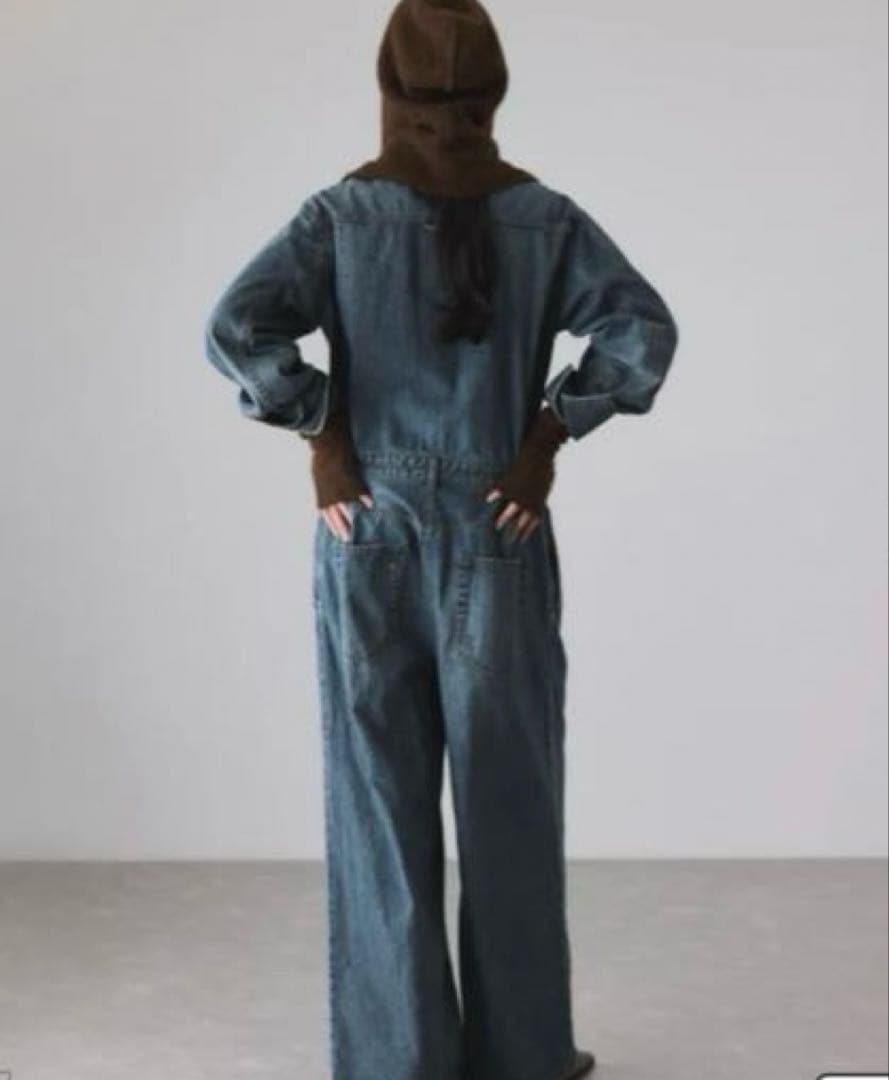 naka新品ADAM ET ROPÉ FEMME デニムジャンプスーツ