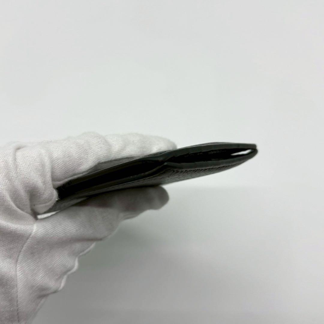 トムフォード マネークリップ シボ革 金文字ロゴ ゴールド金具 ブラック