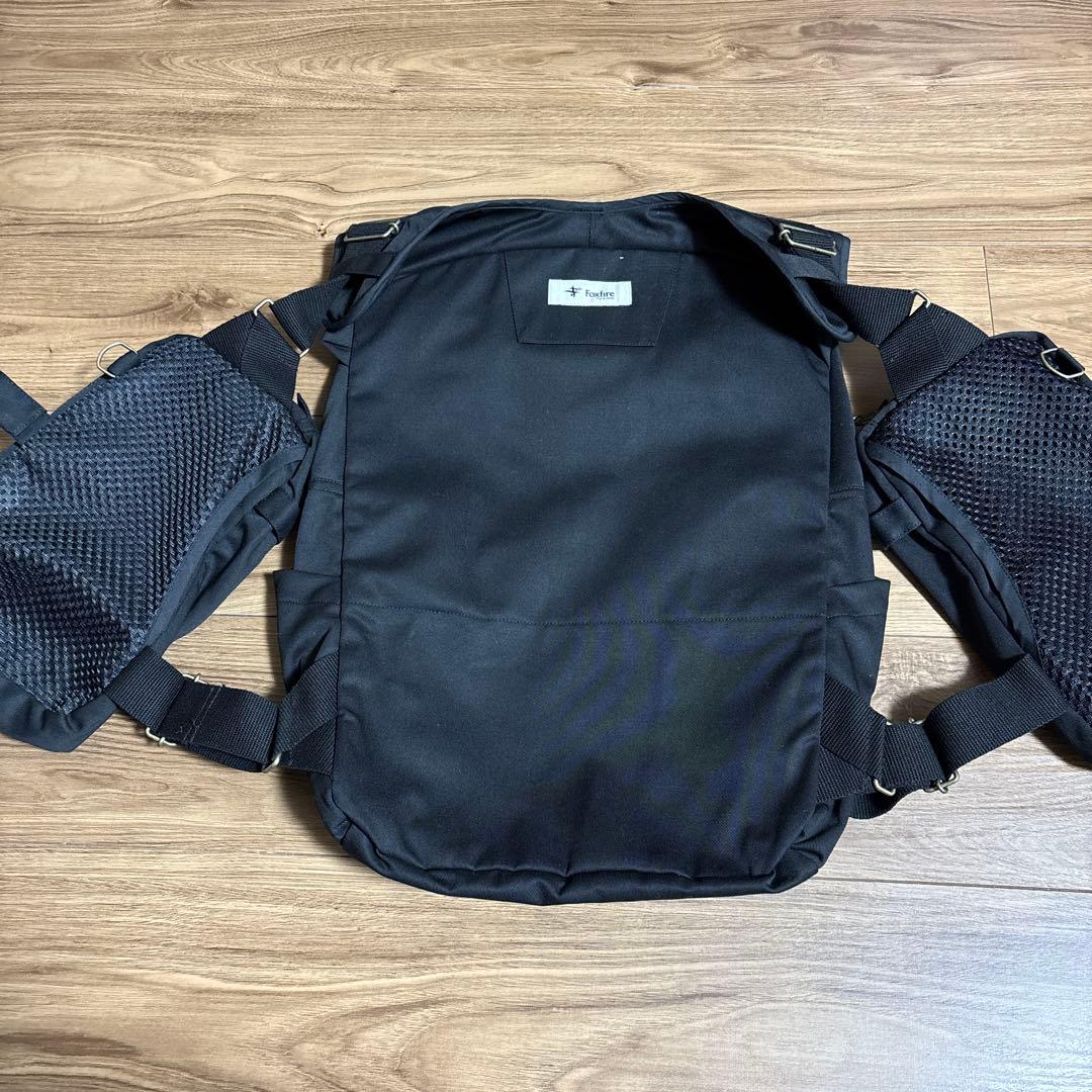 Foxfire ブラック フィッシングベスト