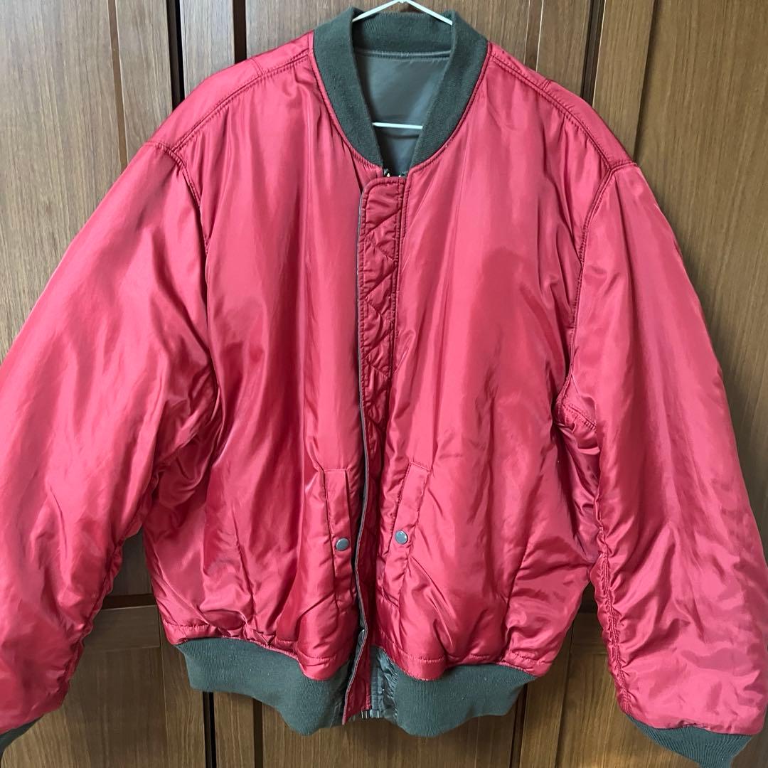 年明けセール カーキ alpha ma1 ma-1 90s