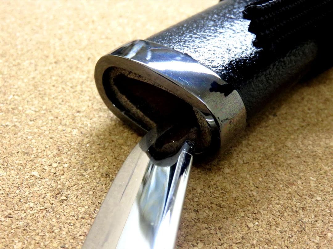 関の美術刀剣 黒石目 大刀 小刀(脇差) 2本セット 模造刀 模擬刀 日本製