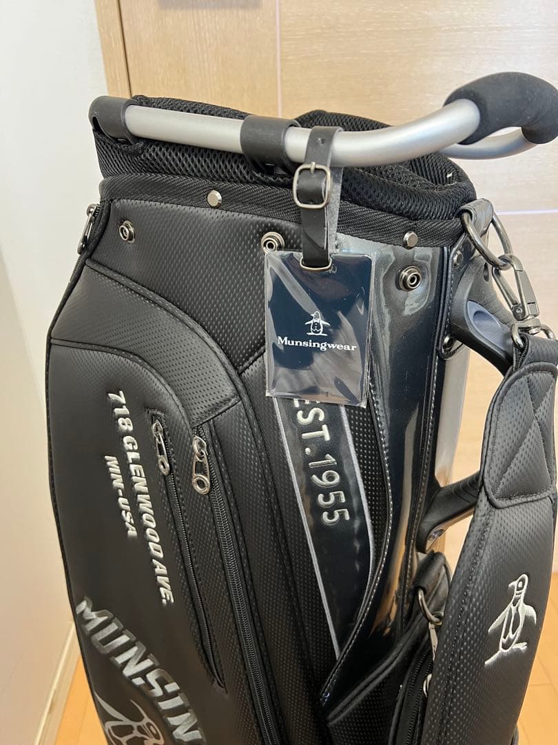 Munsingwear ブラック キャディバッグ
