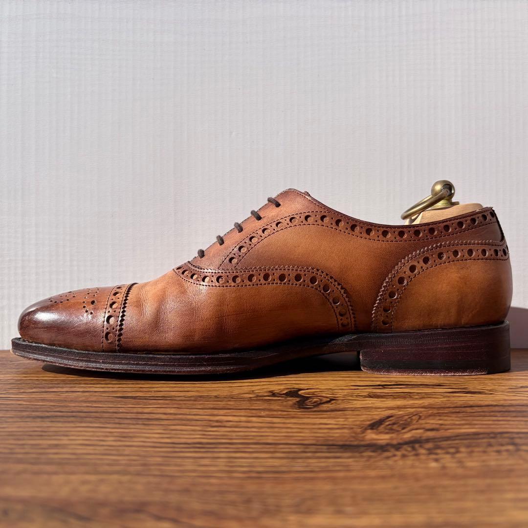 【美品】ジャランスリウァヤ ウィングチップ 26.5cm ブラウン 内羽根 革靴