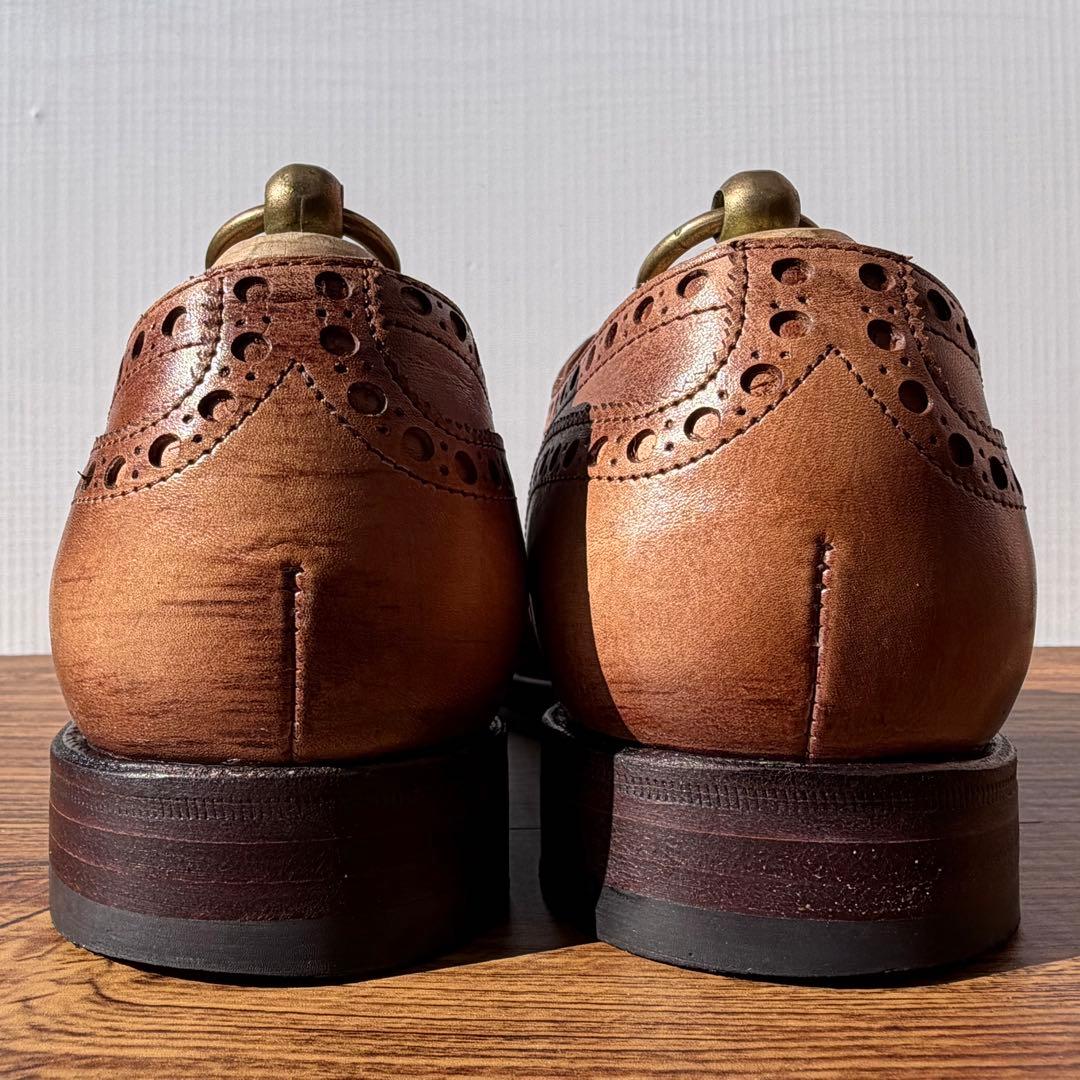 【美品】ジャランスリウァヤ ウィングチップ 26.5cm ブラウン 内羽根 革靴