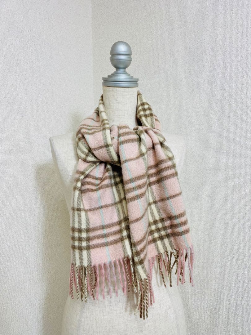 BURBERRY LONDON カシミヤ100% マフラー England
