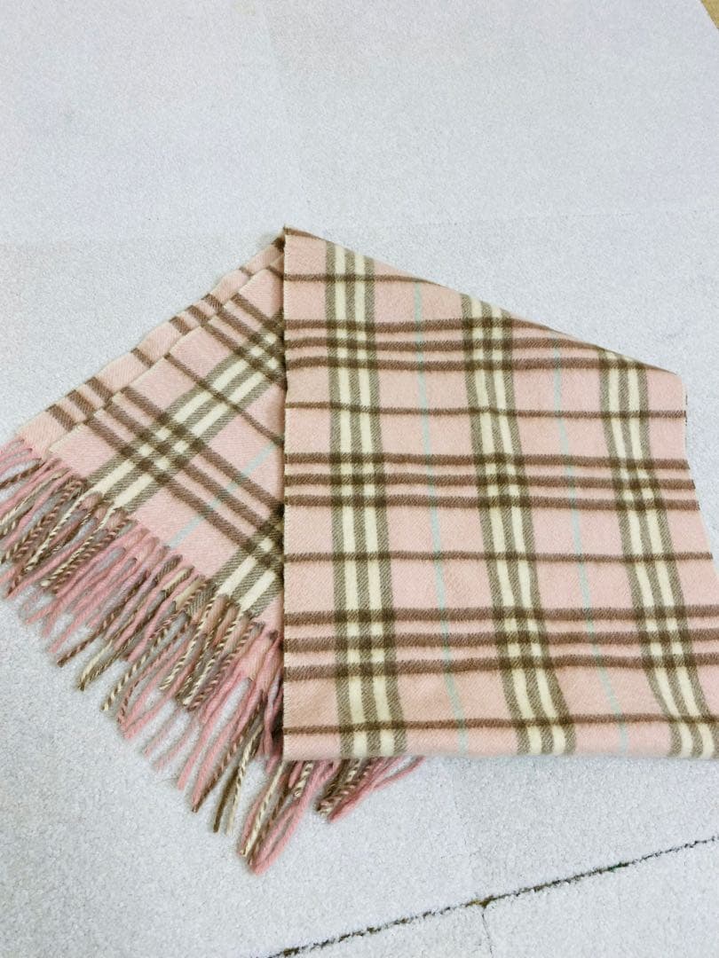 BURBERRY LONDON カシミヤ100% マフラー England