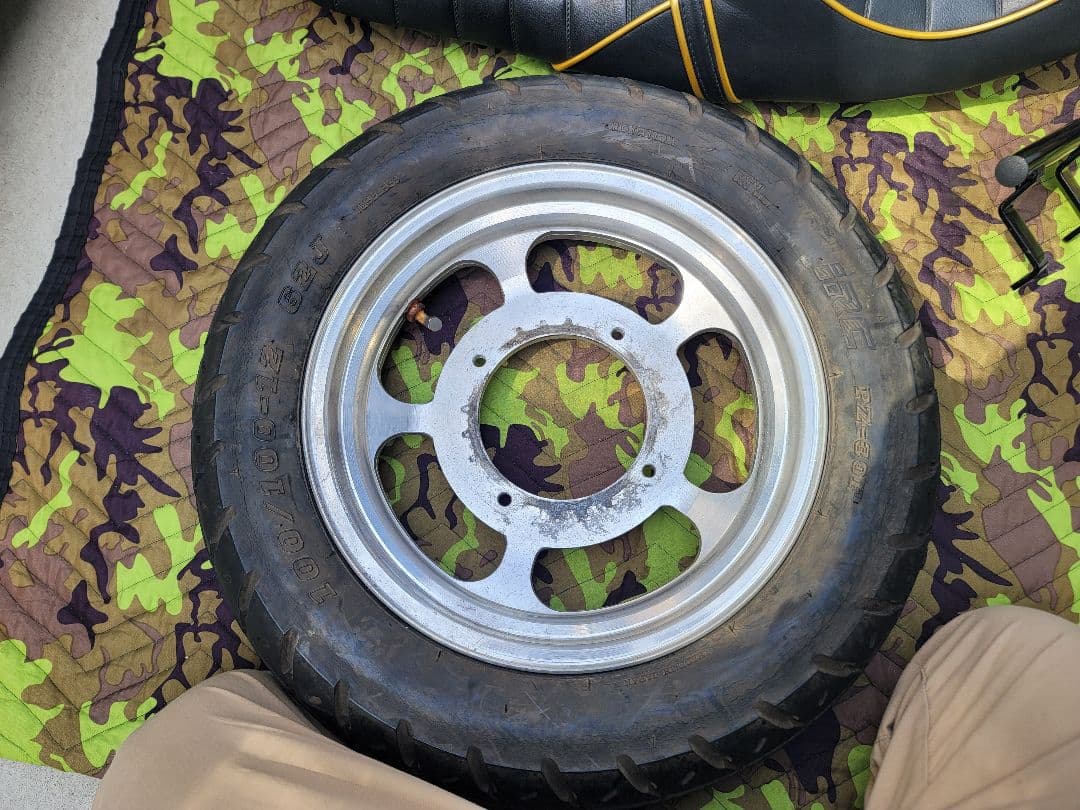 ジャイロX ジャイロキャノピー用 フロントアルミホイール12インチ