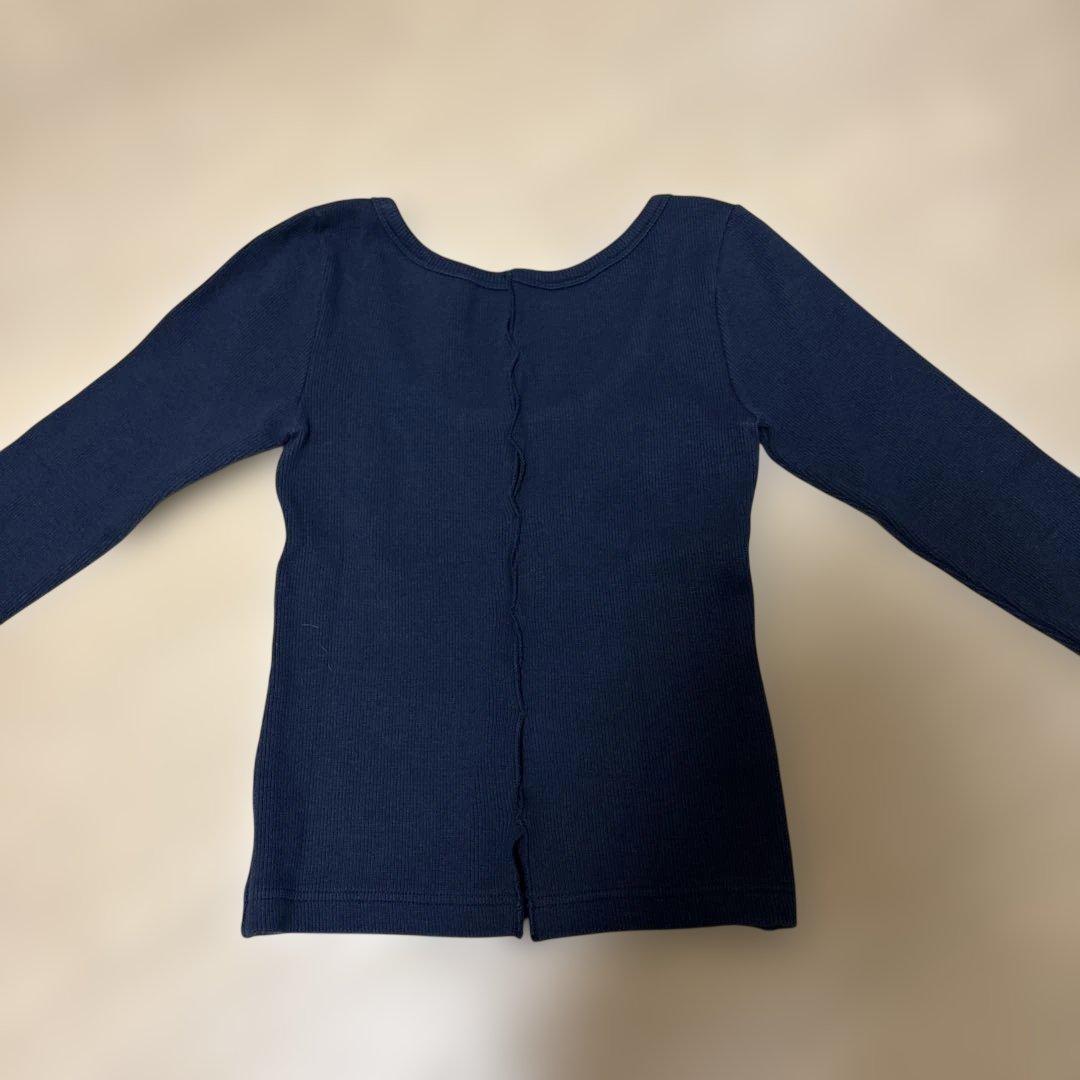 【美品】SHISHIKUI holed topp Navyシシクイ