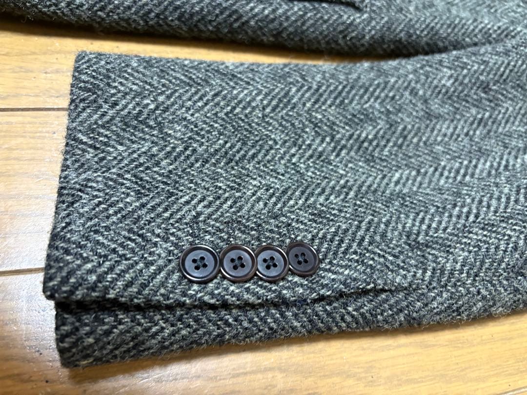 ハリスツイードジャケットA6 グレー　LeChic(ルシック)