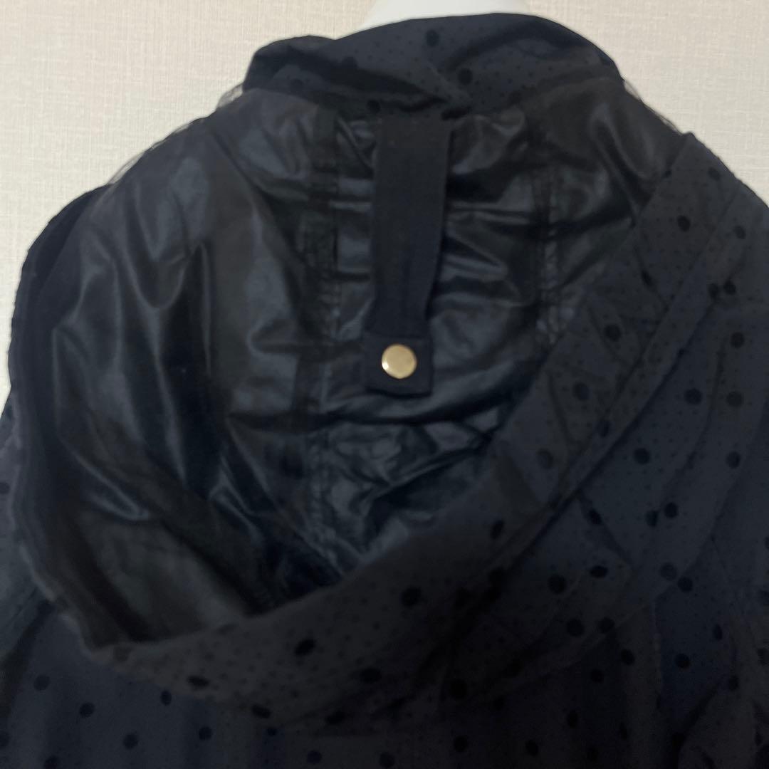 red valentino ドット柄 ブラック ジャケット フード付き