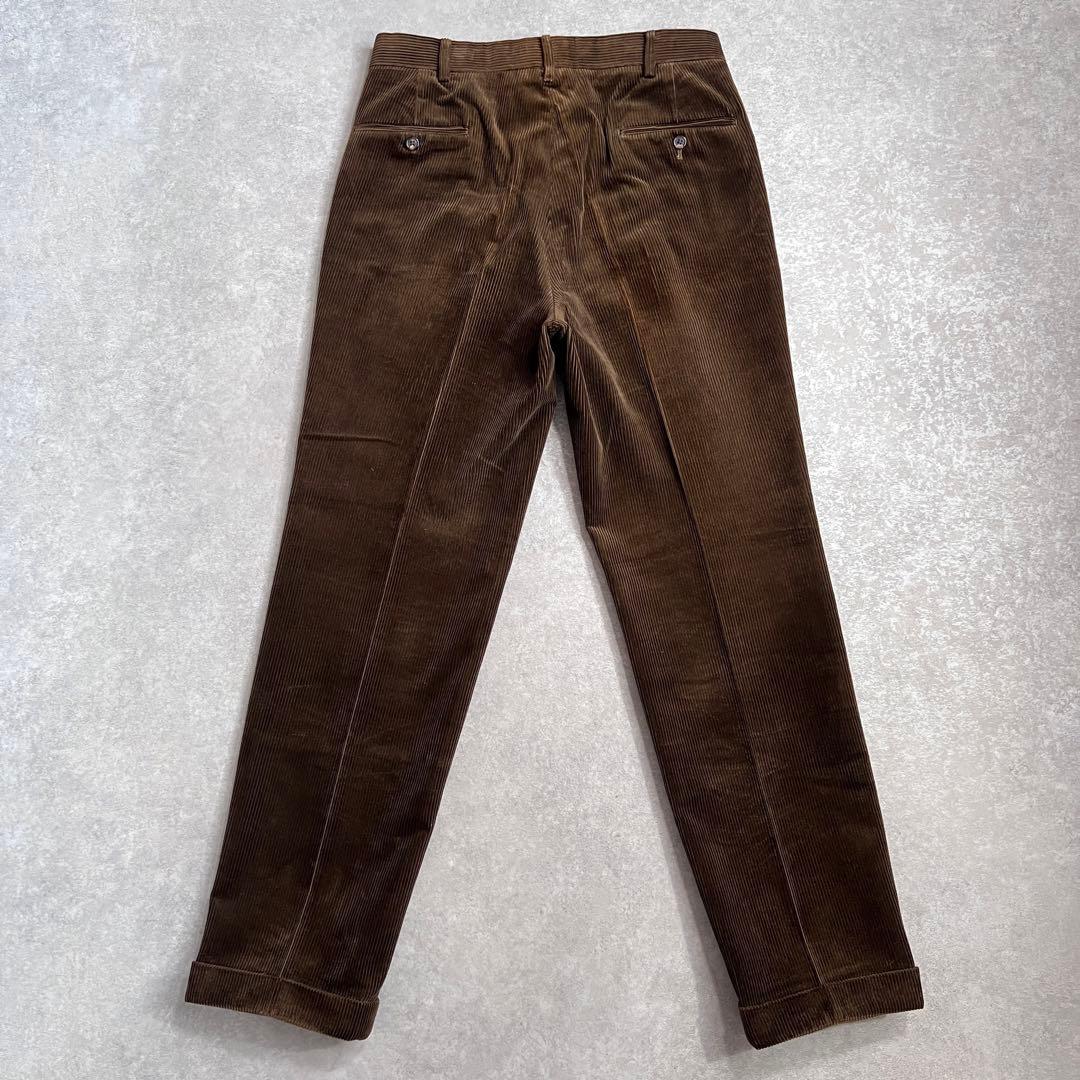 【極美品】ポロラルフローレン コーデュロイスラックスパンツ ブラウン 85