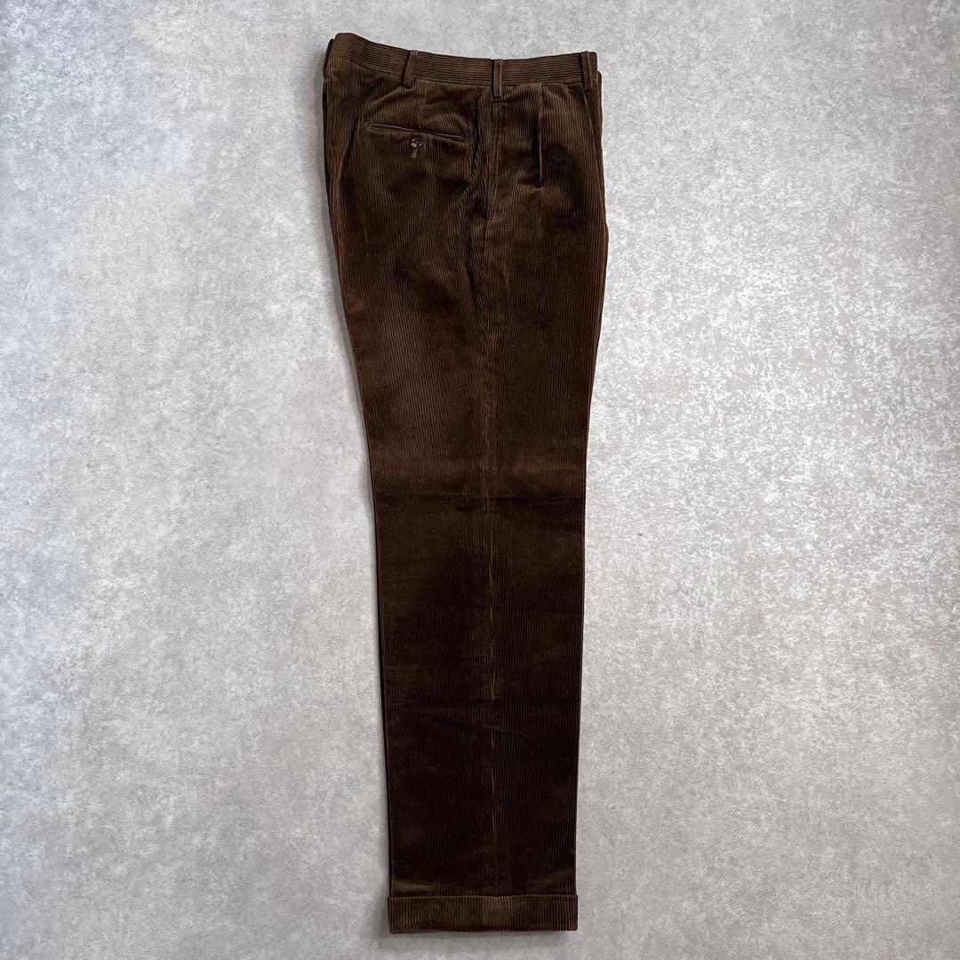 【極美品】ポロラルフローレン コーデュロイスラックスパンツ ブラウン 85