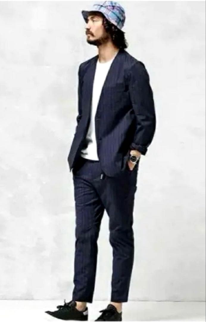 ワイルドシングス ナノユニバース 別注　セットアップ　ハーフパンツ　黒