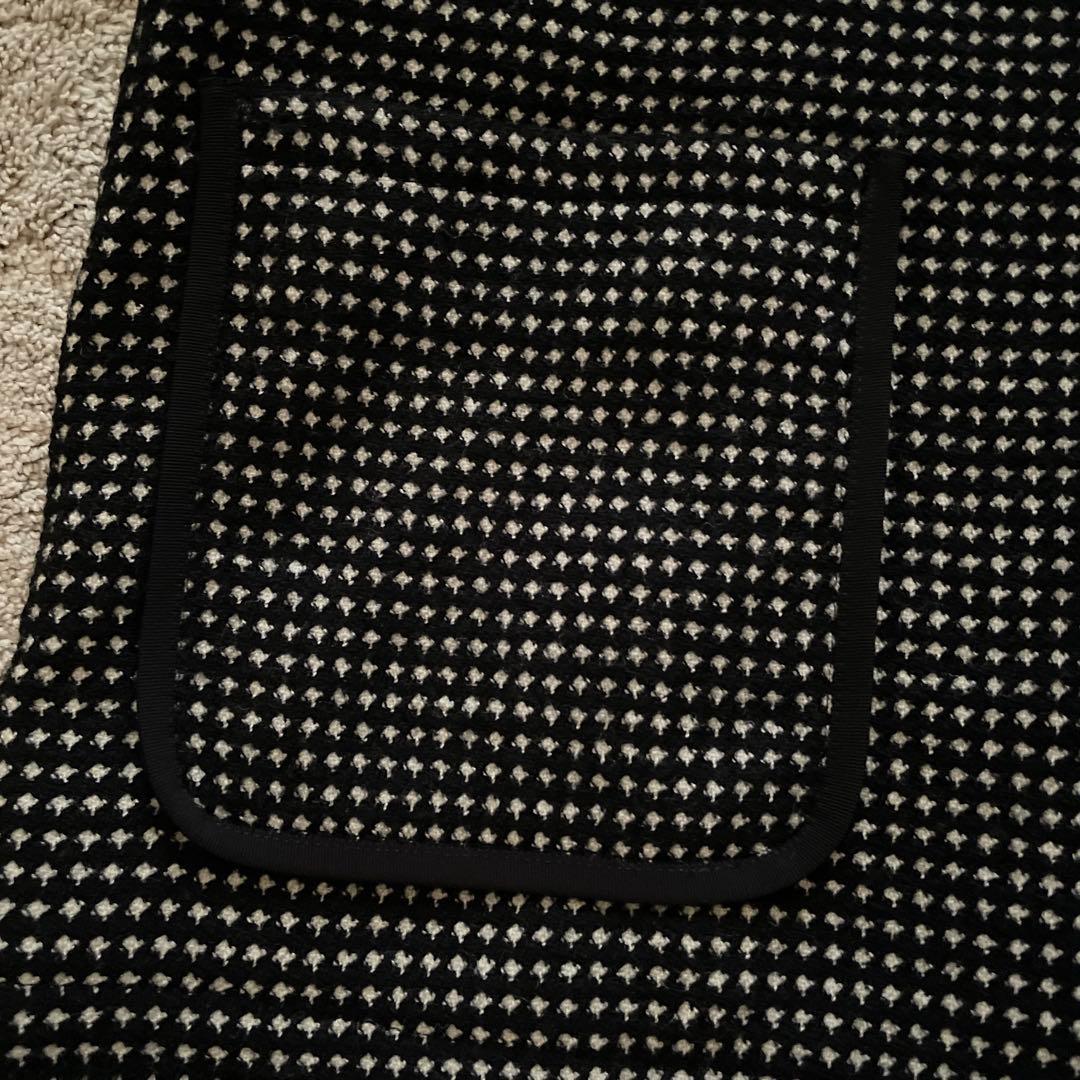 新品試着のみ◾️Ballsey ワッフルツイードノーカラージャケット サイズ34