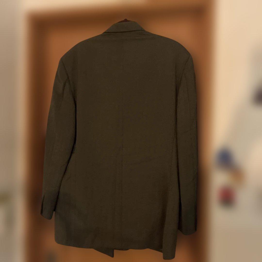 P*日様 EMPORIO ARMANI ダークグレー テーラードジャケット セッ