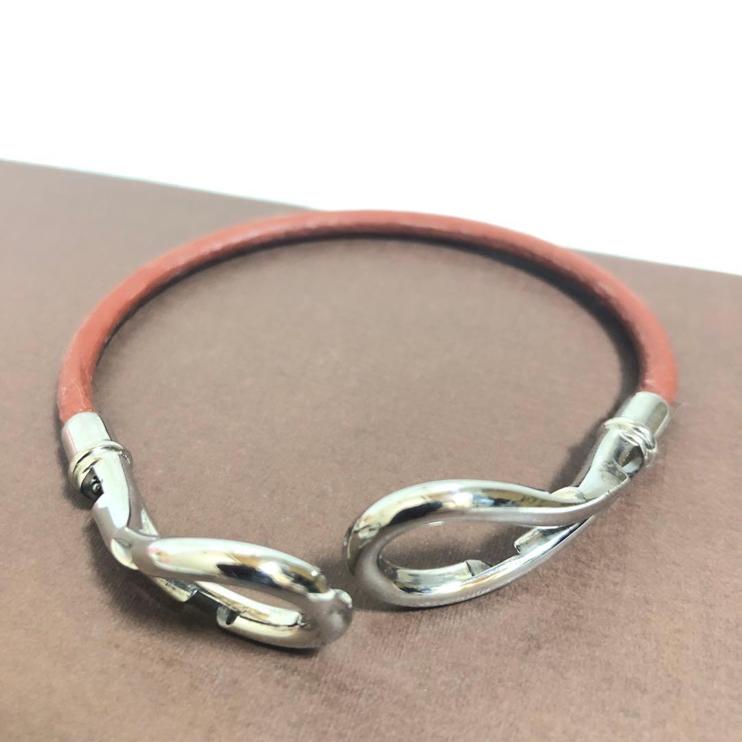 Hermes エルメス ブレスレット バングル レザー　メンズ レディース