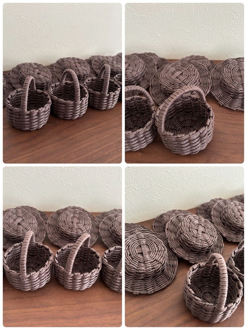 めい様ご確認用のページです。クラフトバンドミニバスケット他