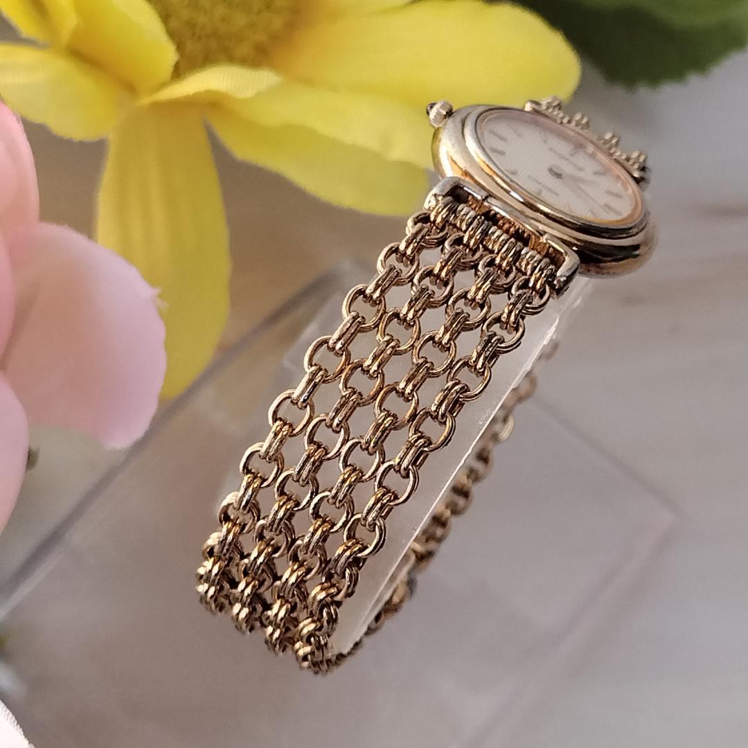 【電池新品】稼働 セイコー エクセリーヌ 腕時計 1220-0080 純正ブレス