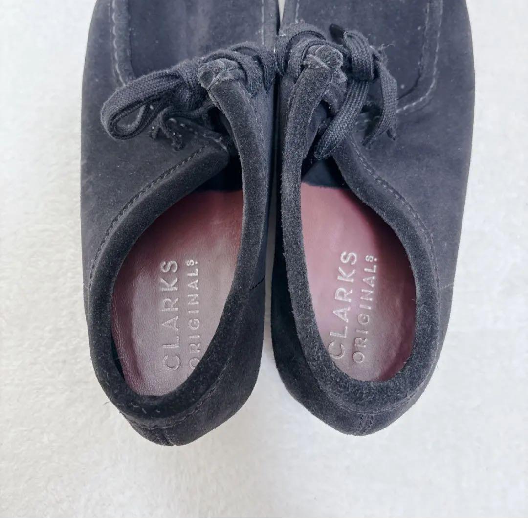 最終値下❗️Clarks Wallabee モカシン ブーツ ブラック UK8.5