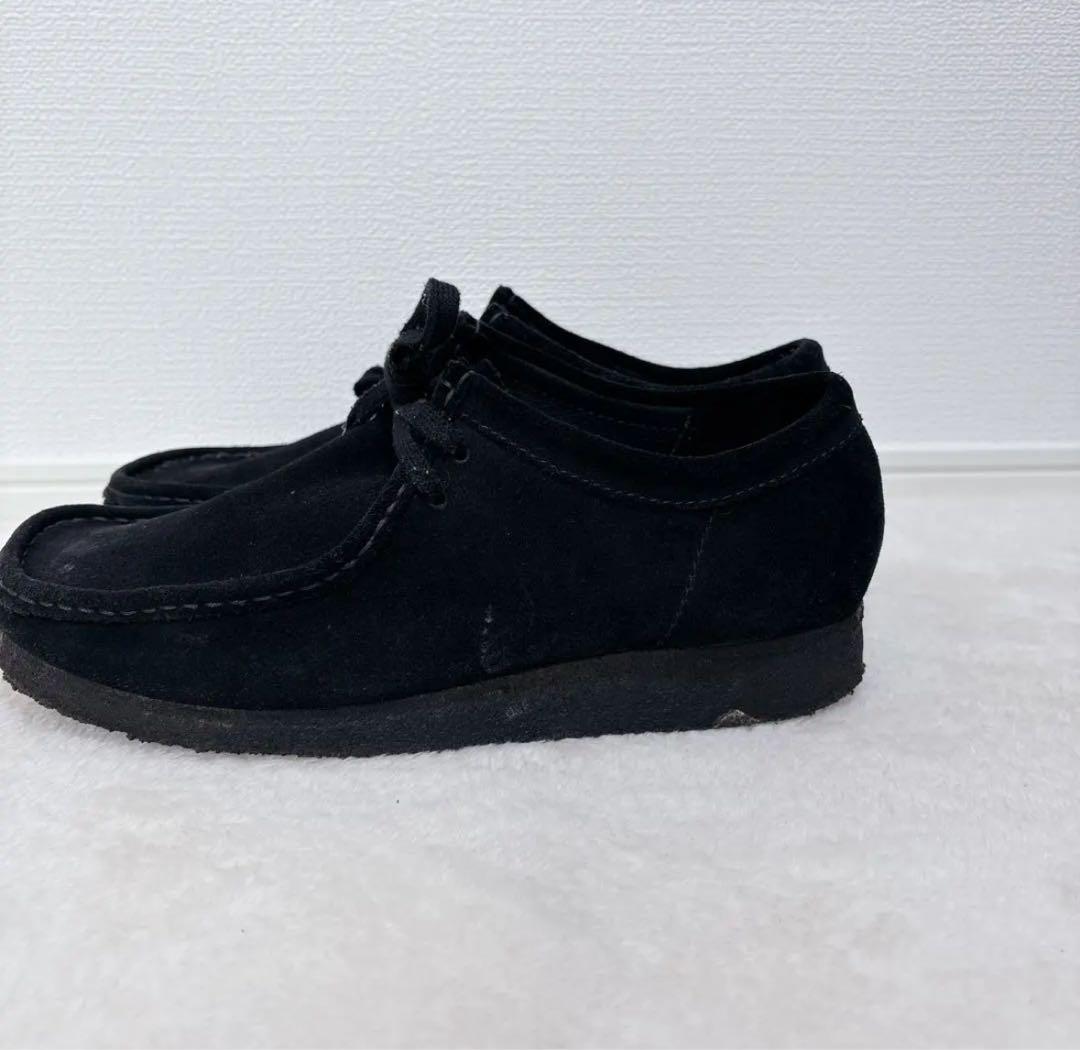 最終値下❗️Clarks Wallabee モカシン ブーツ ブラック UK8.5