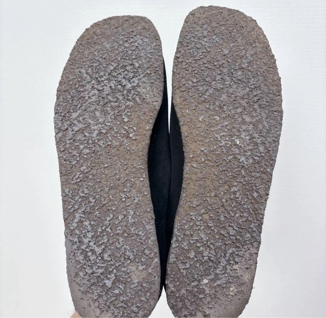 最終値下❗️Clarks Wallabee モカシン ブーツ ブラック UK8.5