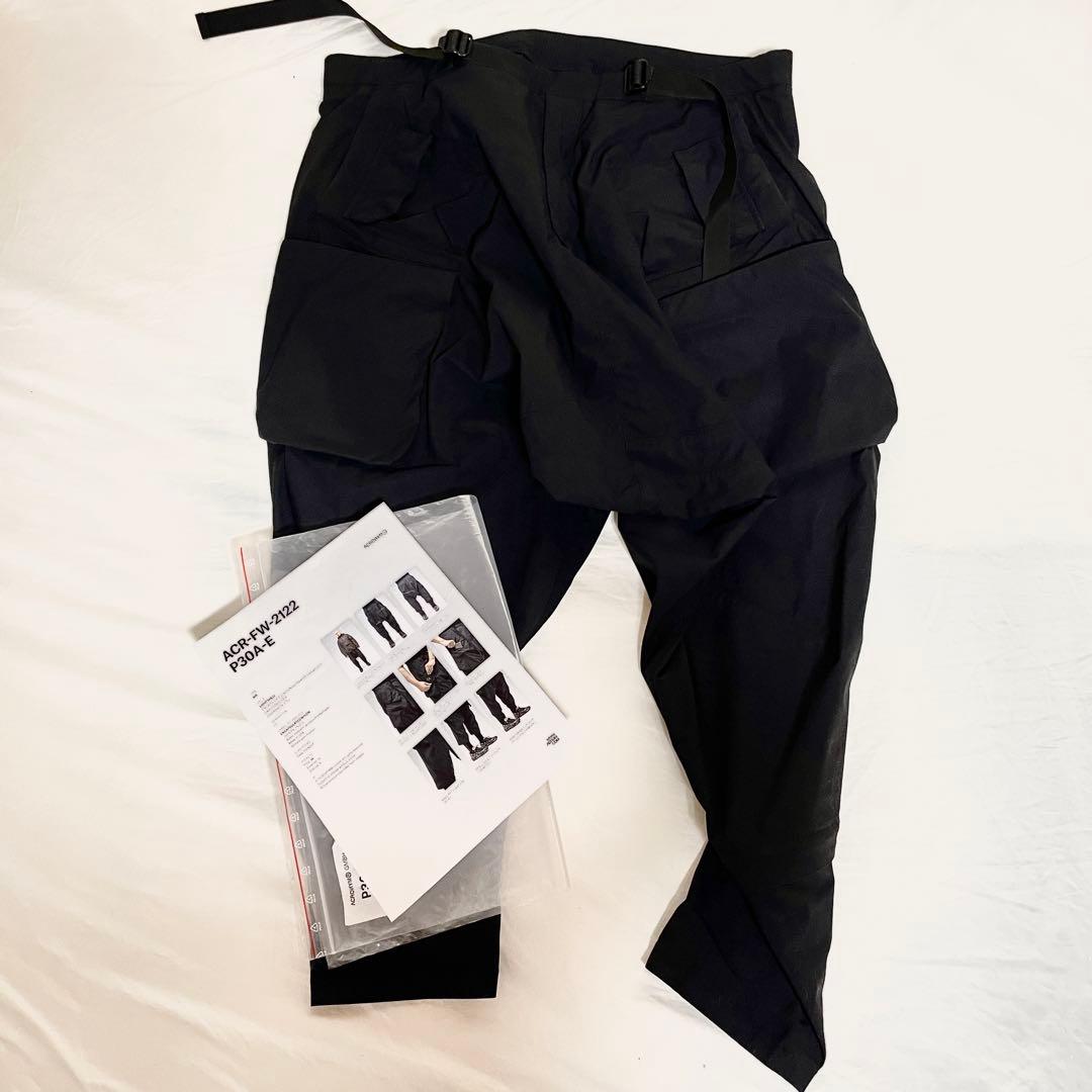ACRONYM P30A-E ブラック Mサイズ サルエルパンツ