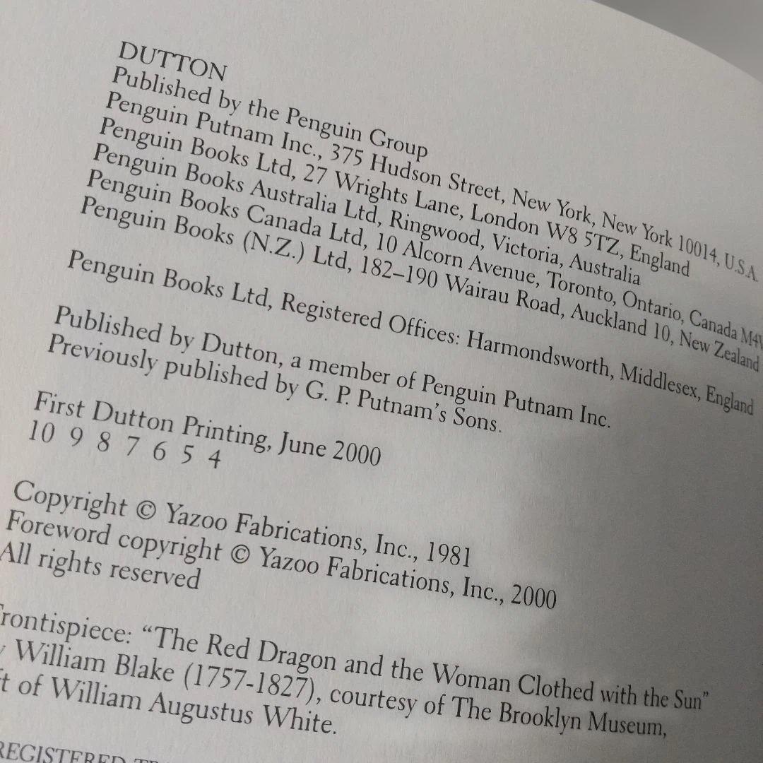 貴重！Dutton版 レッドドラゴン 洋書 ハードカバー 初版 2000年