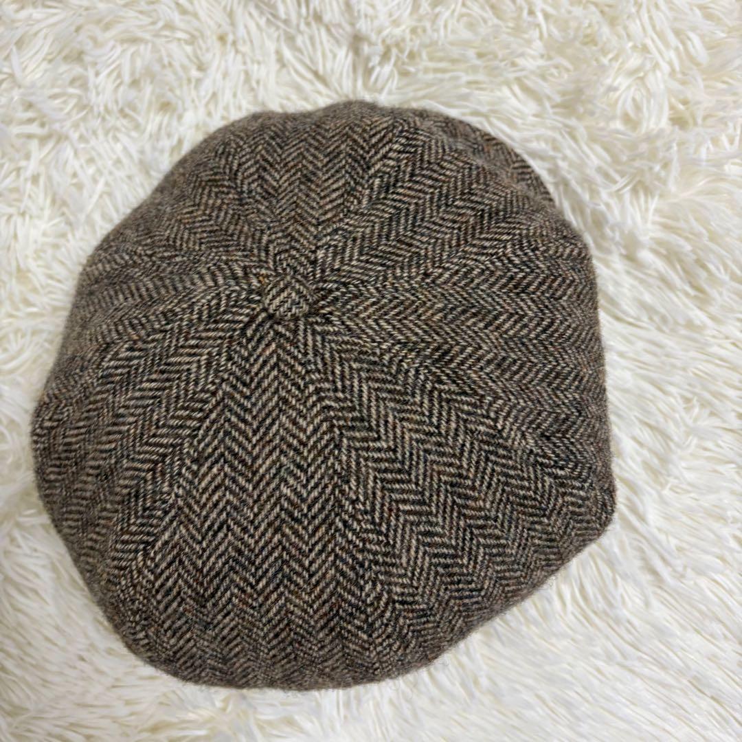 【良品】RRL ハンチング キャスケット 帽子 ウール ツイード