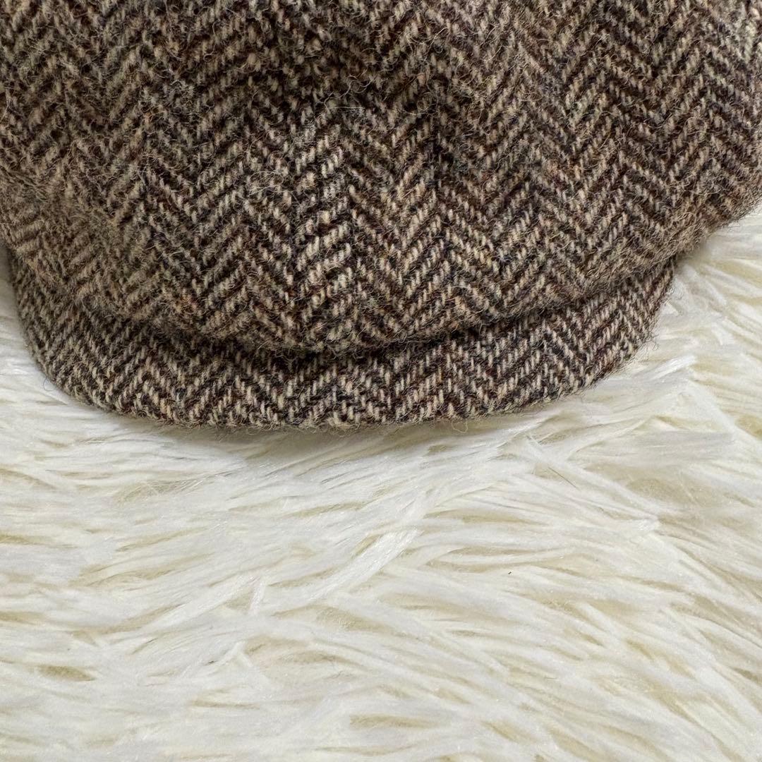 【良品】RRL ハンチング キャスケット 帽子 ウール ツイード