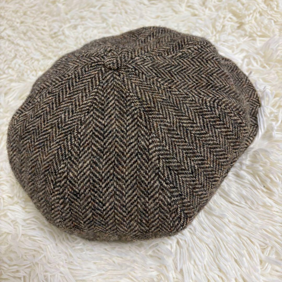 【良品】RRL ハンチング キャスケット 帽子 ウール ツイード