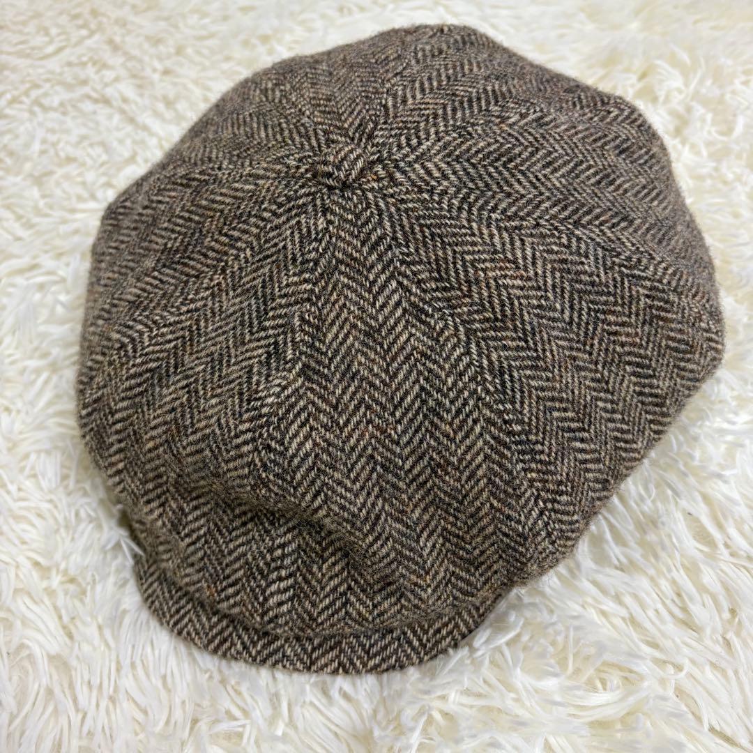 【良品】RRL ハンチング キャスケット 帽子 ウール ツイード