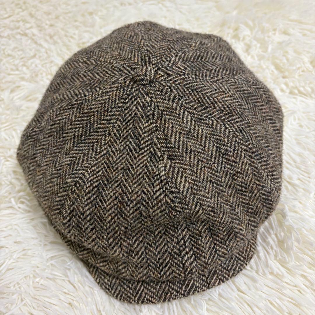 【良品】RRL ハンチング キャスケット 帽子 ウール ツイード