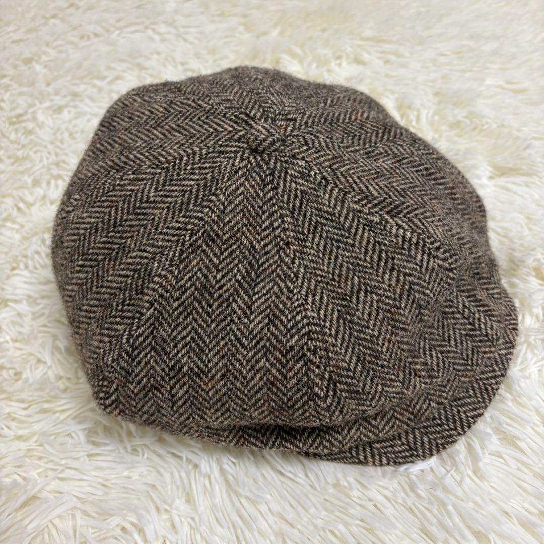 【良品】RRL ハンチング キャスケット 帽子 ウール ツイード