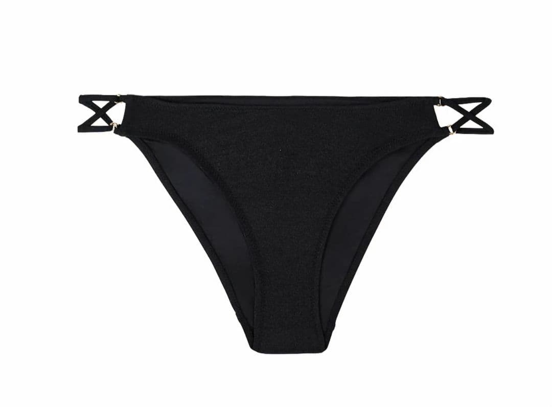 Aubade ブラック 上下セット　 プッシュアップビキニ B75