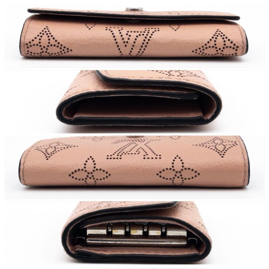 【極美品】ルイヴィトン　ミュルティクレ4 キーケース　モノグラムマヒナ　ピンク