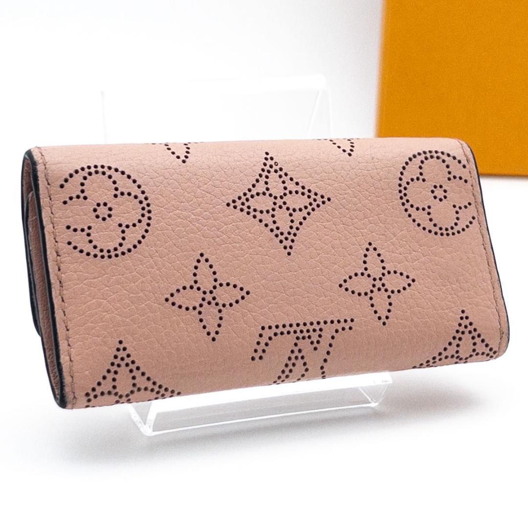 【極美品】ルイヴィトン　ミュルティクレ4 キーケース　モノグラムマヒナ　ピンク